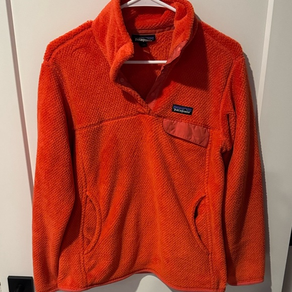 Patagonia Vibrant Orange Snap-T Fleece - Picture 4 of 4